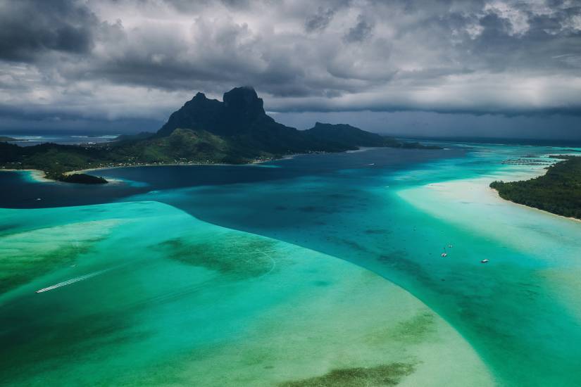 Photo - Polynésie Française - Vue du ciel - Bora Bora #243